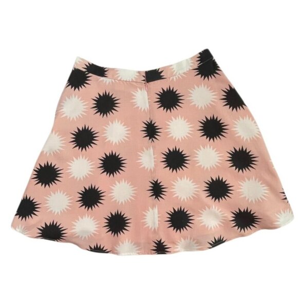 Anthropologie Troubadour Starburst Cotton Silk Skirt (Size 8) - Picture 2 of 6